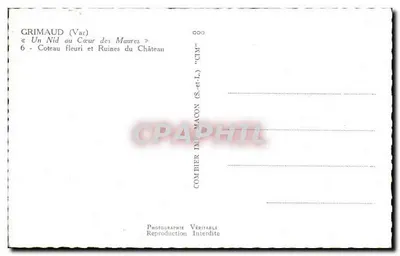 Grimaud (Var) — Un Nido en el Corazón de los Maures — CIM — Reverso