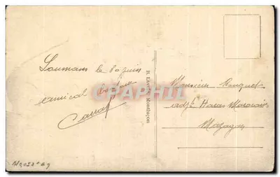 Las Piedras Jaumâtres (Creuse) — Grupo Sureste — editor Soumains, n° 1178 — Reverso