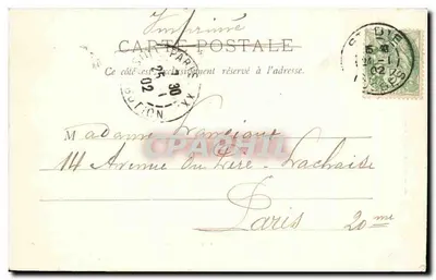 Rochas da Pierre de Laitre — Saint-Dié — Editor: L. Véron, Saint-Dié — Verso