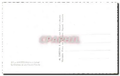 Castello d'Angers — i suoi fossati fioriti — editore M. CHRETIENT & Fils, Angers — Verso