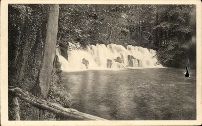Wasserfall bei Laïs — Edition der Stadt der Fischzucht — Nr. 2