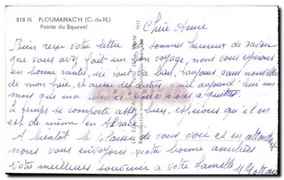 Punta del Squevel — Ploumanac'h (C.-du-N.) — J. Jon — Reverso