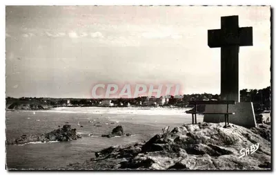 Saint-Lunaire (Ille-et-Vilaine) — Cruz do Décollé e Vista Geral da Praia — Edições Gaby