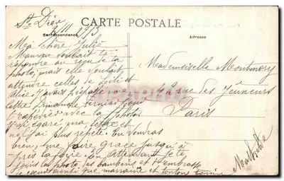 Omgeving van MONT-DORÉ — La Roche Tuilière genaamd «Rustplaats van de Aasgier» — L'Auvergne pittoresque — Achterkant