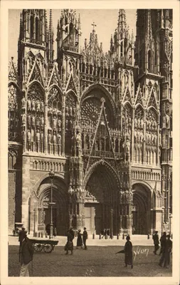 Catedral de Rouen — Fachada — Éditions d'Art Yvon, Paris