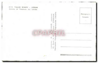 Jezeau — Kolonia wakacyjna Landes — wydawca M. Berjaud — Rewers