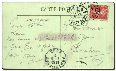Lourdes — O Trem Funicular do Pic du Jer — LL. N° 139 — Verso