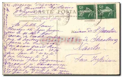 Saint-Sauveur (H. Pyreneeën) — Algemene uitzicht — B. P. Parijs, nr. 10 — Achterkant