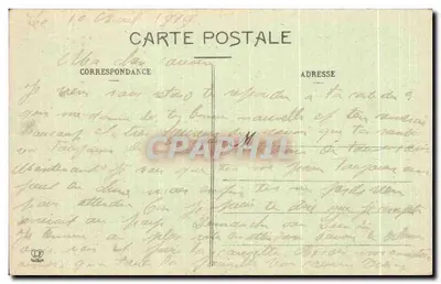 Les Pyrénées Centrales (4e Série) - Vallée d'Aure — Vue des Laquets, Orrédon et Néquvielle — Rewers
