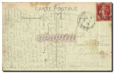Lourdes — Procissão diante das piscinas — Phototype Labeuche Frères, Toulouse — Verso