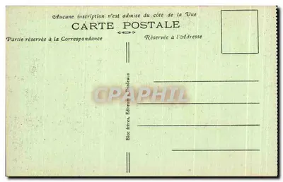 Cauterets — Aleja Mamelon Vert — BR. — Bloc frères, Bordeaux — Rewers