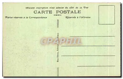 Rodovia de Pierrefitte a Cauterets — O Limagon — BR. — Bloc frères, Editores, Bordeaux — n° 56 — Verso