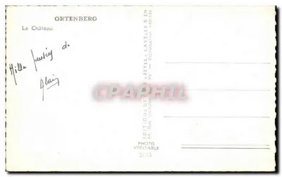 Ortenberg — Zamek — Éditions de l'Estil — Rewers