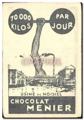 Eiland Myconos — Een straatje — Collectie Chocolat Menier, n° 707, uitgave N. Zographos, Athene — Achterkant