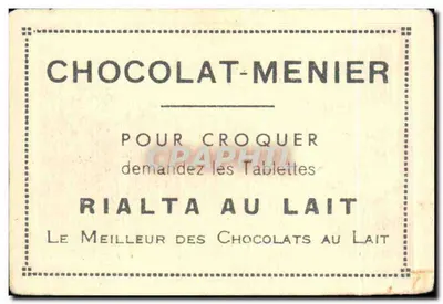 Tirnovo - Brug over de Yantra — Collectie Chocolade Menier — N° 677 — Achterkant