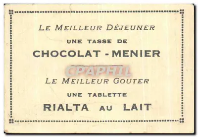 Konstantynopol — Mezquita Świętej Sofii (wewnętrzna) — Kolekcja Chocolat-Menier N°684 — Rewers