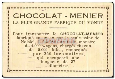 Gand - I Campanili — Collezione del Cioccolato Menier - N° 63 — Verso