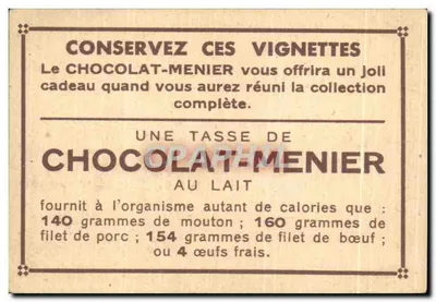 Rzym — Pantheon Agryppy — Kolekcja Chocolat-Menier n°237, fotografia S.N.I.T., Paryż — Rewers