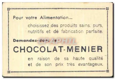 Colmar - Stare domy — Kolekcja Chocolat-Menier, nr 432 — Rewers