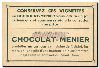Ypres - Il Campanile — Collezione del Cioccolato-Menier - N° 78 — Verso