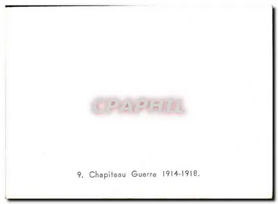 Kapitele słupka komemoracyjnego — Wojna 1914-1918 — n°9 — Rewers