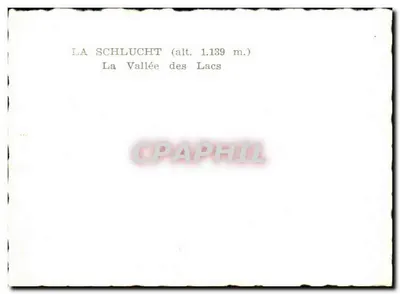 La Schlucht (alt. 1.139 m.) — La Vallée des Lacs — Marasos — Achterkant
