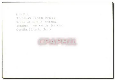 Rzym — Grobowiec Cecylii Metelli — Rewers