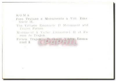 Rom — Forum Trajan und Denkmal für Victor-Emmanuel II — Rückseite