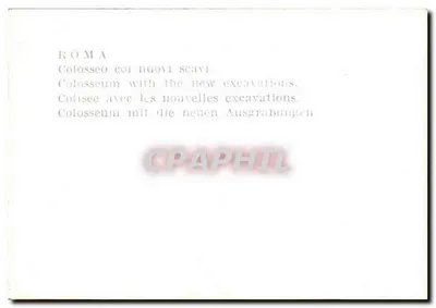 Coliseu — com as novas escavações — — Verso