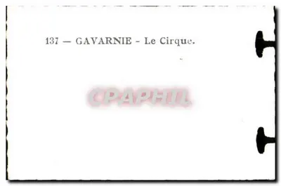 Gavarnie - O Circo — série 137 — Verso