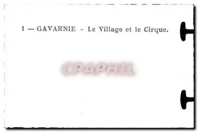 Gavarnie — O Village e o Cirque — Verso