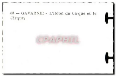 Gavarnie — O Cirque e o Hotel do Cirque — n°53 — Verso