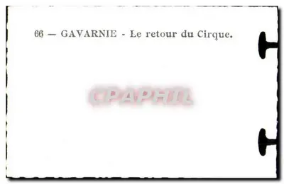 Gavarnie — Le retour du Cirque. — Verso