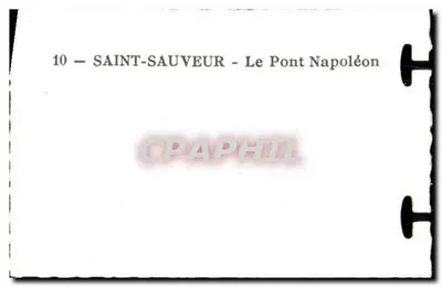 Saint-Sauveur — O Ponte Napoléon — n°10 — Verso