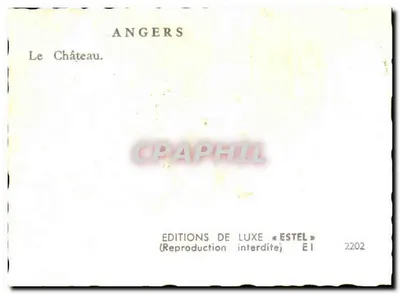Angers — Zamek — Wydawnictwo Luksusowe « Estel » EI 2202 — Rewers