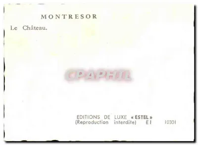 몽트레소 성 — 럭셔리 에디션 «Estel» — 번호 EI 10301 — 뒷면
