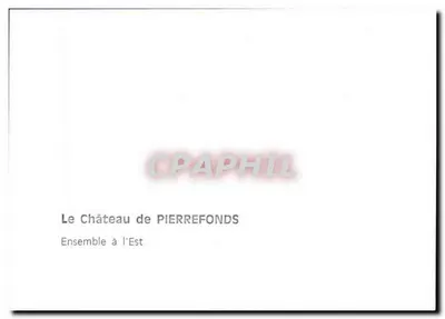 Zamek w Pierrefonds — Ensemble à l'Est — Rewers