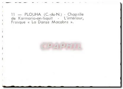 普卢阿（南科西嘉）— Kermaria-an-Isquit教堂—壁画「死亡之舞」 — 背面