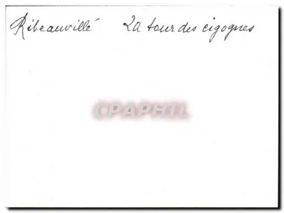 Ribeauvillé — A torre das garças — n°3 — Verso