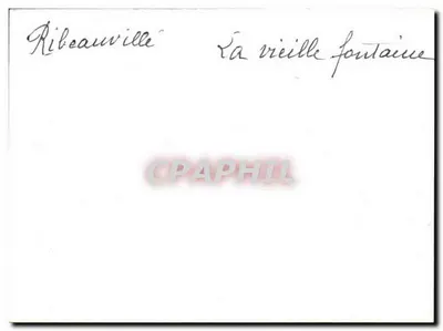 Ribeauvillé — A velha fonte — n°5 — Verso
