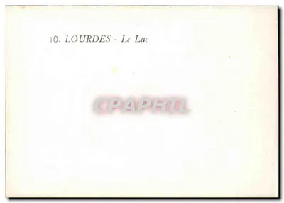 Lourdes — Jezioro — n°10 — Rewers