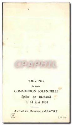 Każdy chrześcijanin powinien być — Nowa odkrycie Chrystusa — Wydawca André i Monique Glatre, S.H. 82 — Rewers