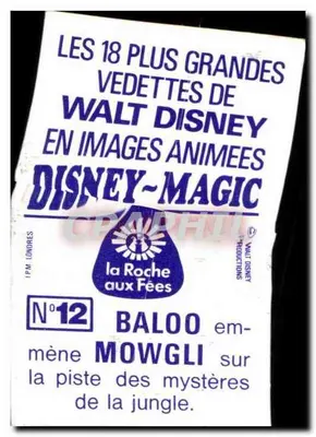 Mowgli e Baloo — A Rocha das Fadas — Disney-Magic n°12 — Verso