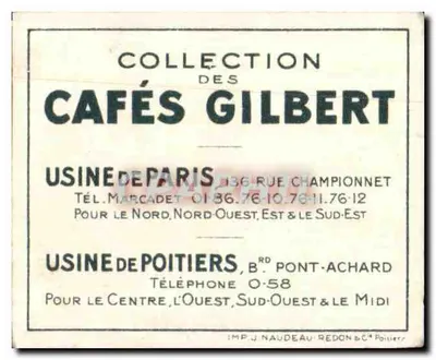 Landau — Las jesienny — Cafés Gilbert, seria V, N°7 — Rewers