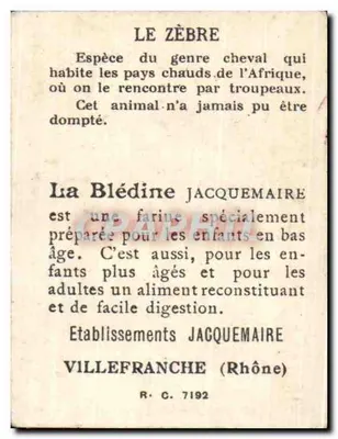 Zebry — Bon Point — Établissements Jacquemaire — Rewers