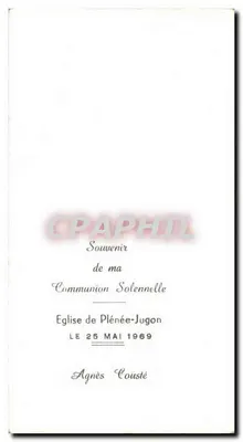Credo — Kościół w Plénée-Jugon — Difeuroparts — Rewers