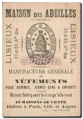 Soldaten in uniform — militaire karikatuur — IMP. CAMIS PARIS — Achterkant