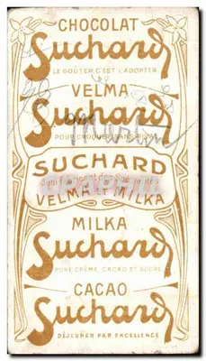 Velma Suchard — Taniec na mostku Avignon — wydawca Velma Suchard, n°9 — Rewers