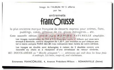 Douce-amère — Morella wspinaczka — Entremets FrancOrusse, nr 667 — Rewers