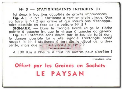 Zakaz parkowania (I) — N° 5 — VOLUMÉTRIX - LYON — Rewers